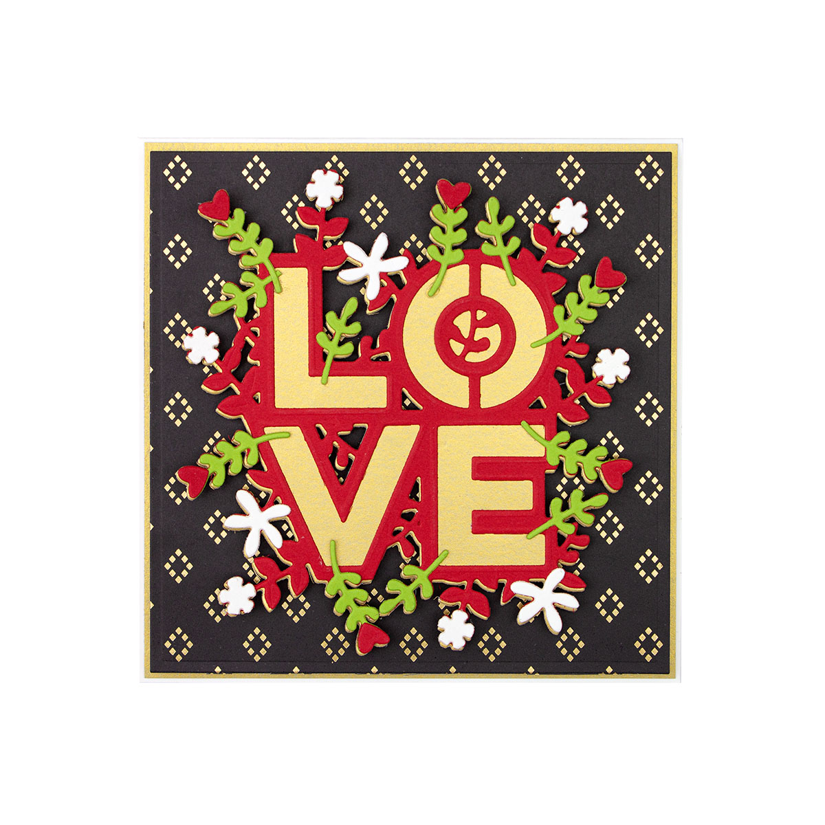 Spellbinders January 2020 Small Die of the Month is Here &ndash; Bold Love #SpellbindersClubKits #NeverStopMaking