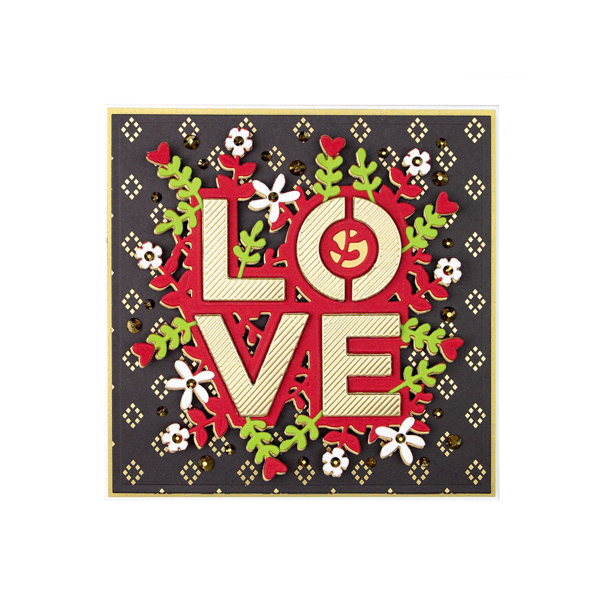Spellbinders January 2020 Small Die of the Month is Here &ndash; Bold Love #SpellbindersClubKits #NeverStopMaking