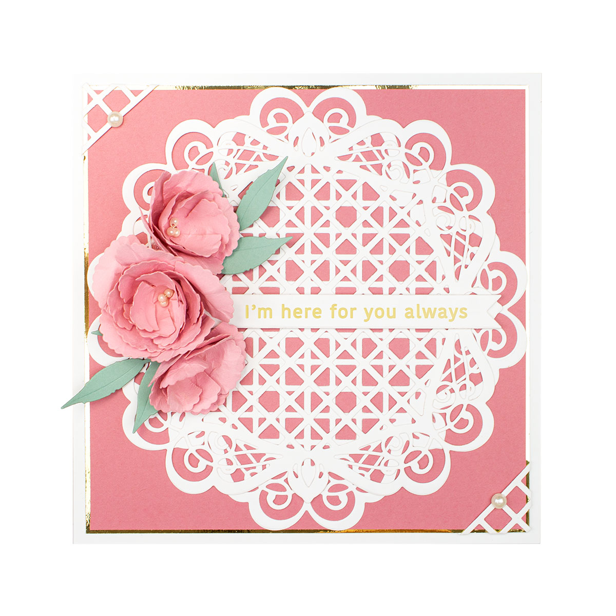 Spellbinders September 2020 Amazing Paper Grace Die of the Month is Here – Lattice Quadrante #Spellbinders #NeverStopMaking #AmazingPaperGrace #Cardmaking