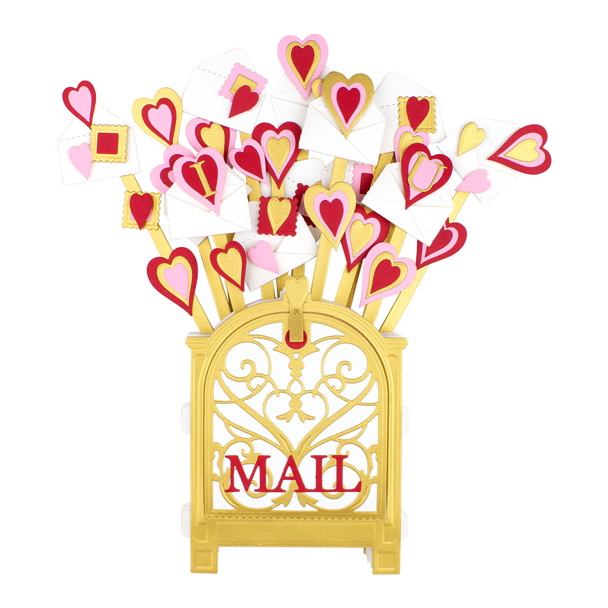 January 2021 Amazing Paper Grace Die of the Month is Here – Mini 3D Vignette Valentine's Mailbox