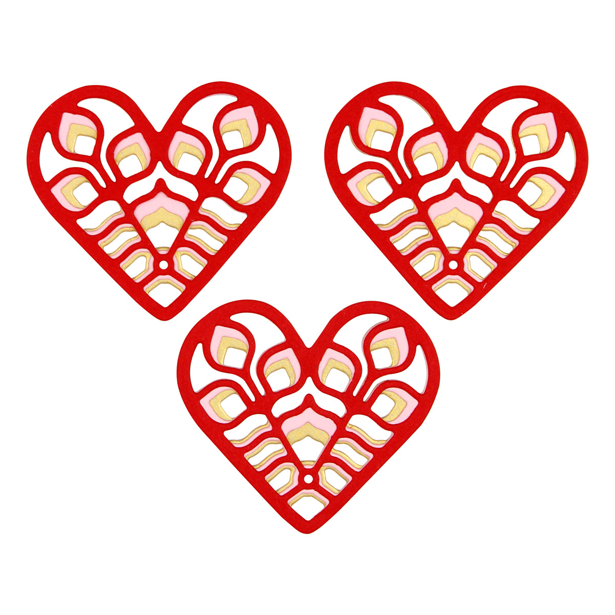 January 2021 Large Die of the Month is Here – Slimline Kaleidoscope Hearts