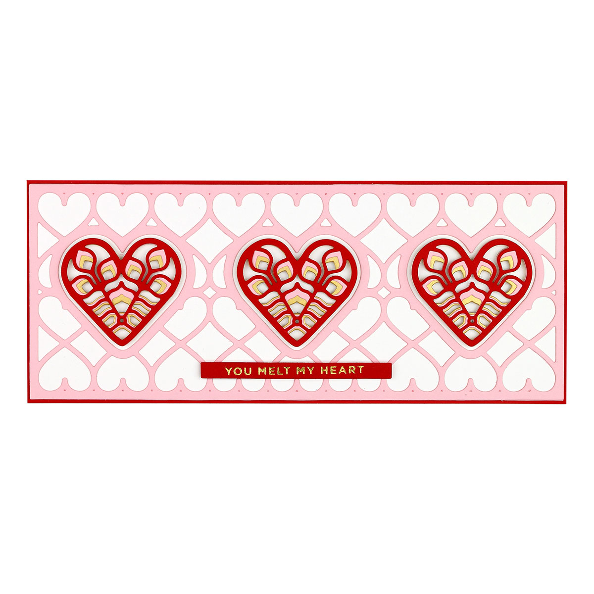 January 2021 Large Die of the Month is Here – Slimline Kaleidoscope Hearts