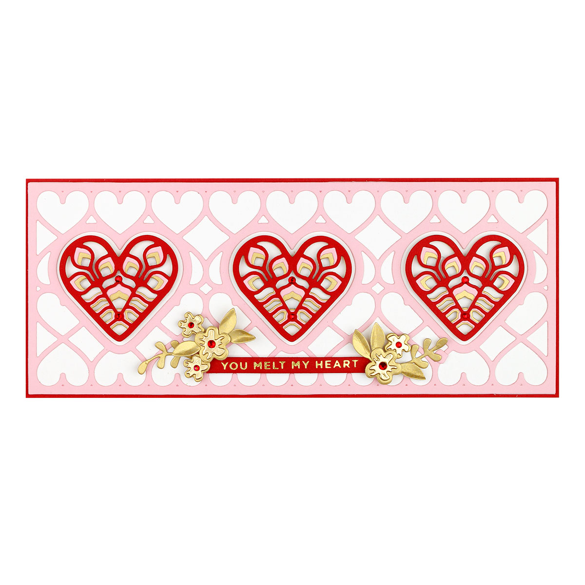 January 2021 Large Die of the Month is Here – Slimline Kaleidoscope Hearts