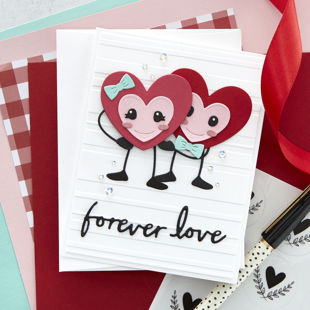 Introducing Spellbinders Dancin' Hearts S4-1104 Dies #Spellbinders #NeverStopMaking