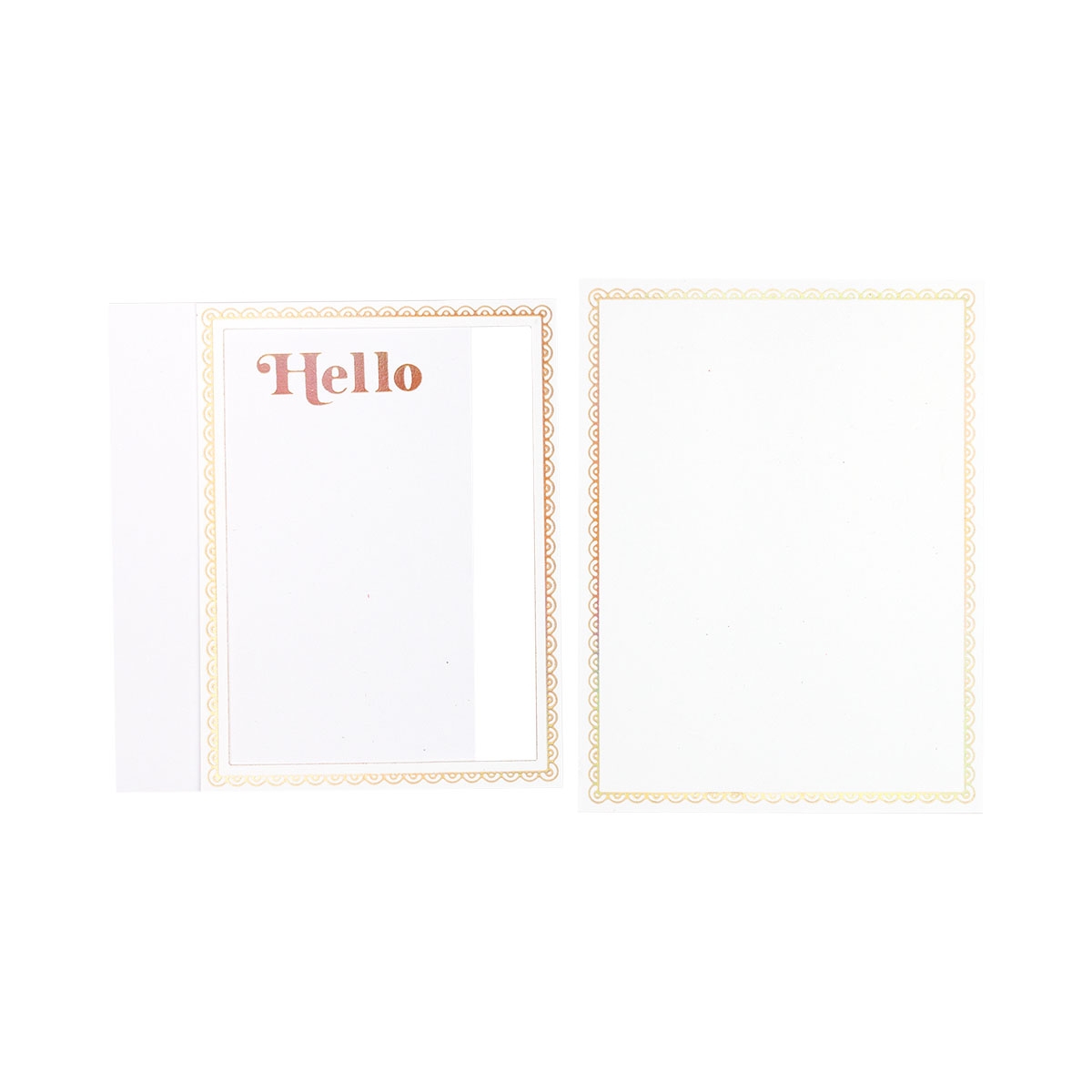 February 2021 Glimmer Hot Foil Kit of the Month is Here &ndash; Scalloped Rectangle Glimmer Essentials with Sentiments