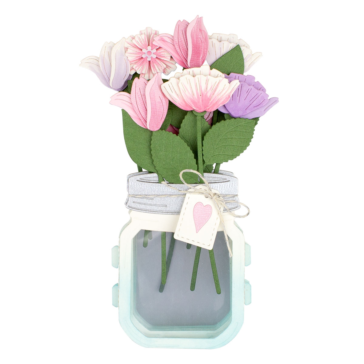 March 2021 Amazing Paper Grace Die of the Month is Here – Mini 3D Vignette Floral Mason Jar