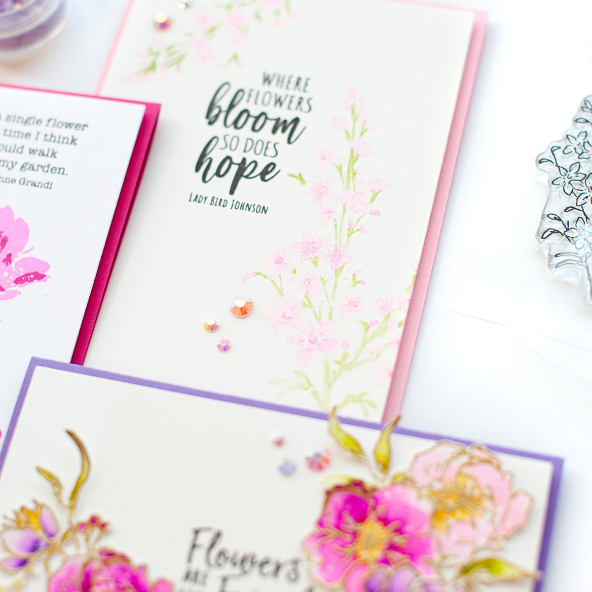 Watercolor Florals Card Set with Lea Lawson