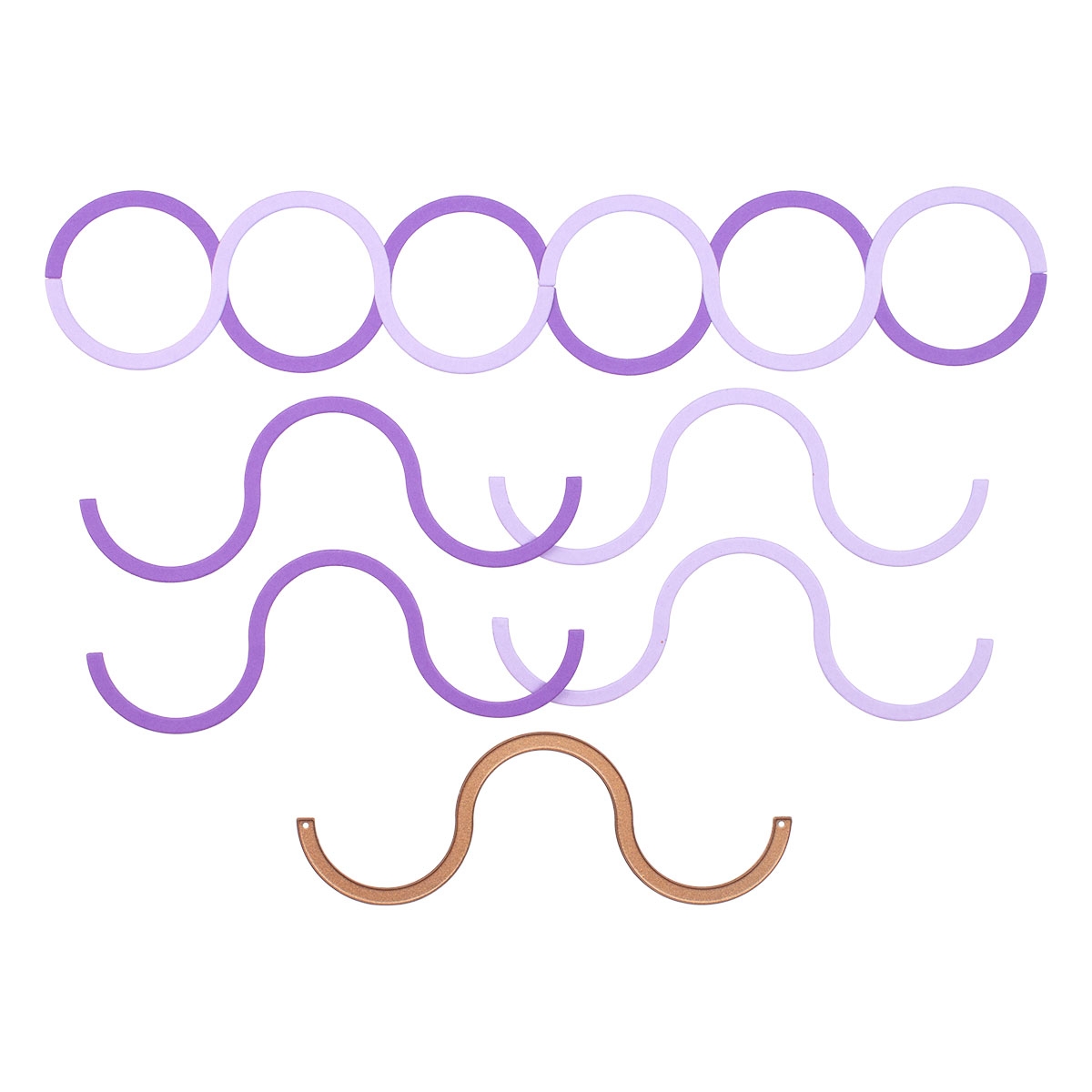 June 2021 Large Die of the Month is Here – Colorblock Circles & Stripes