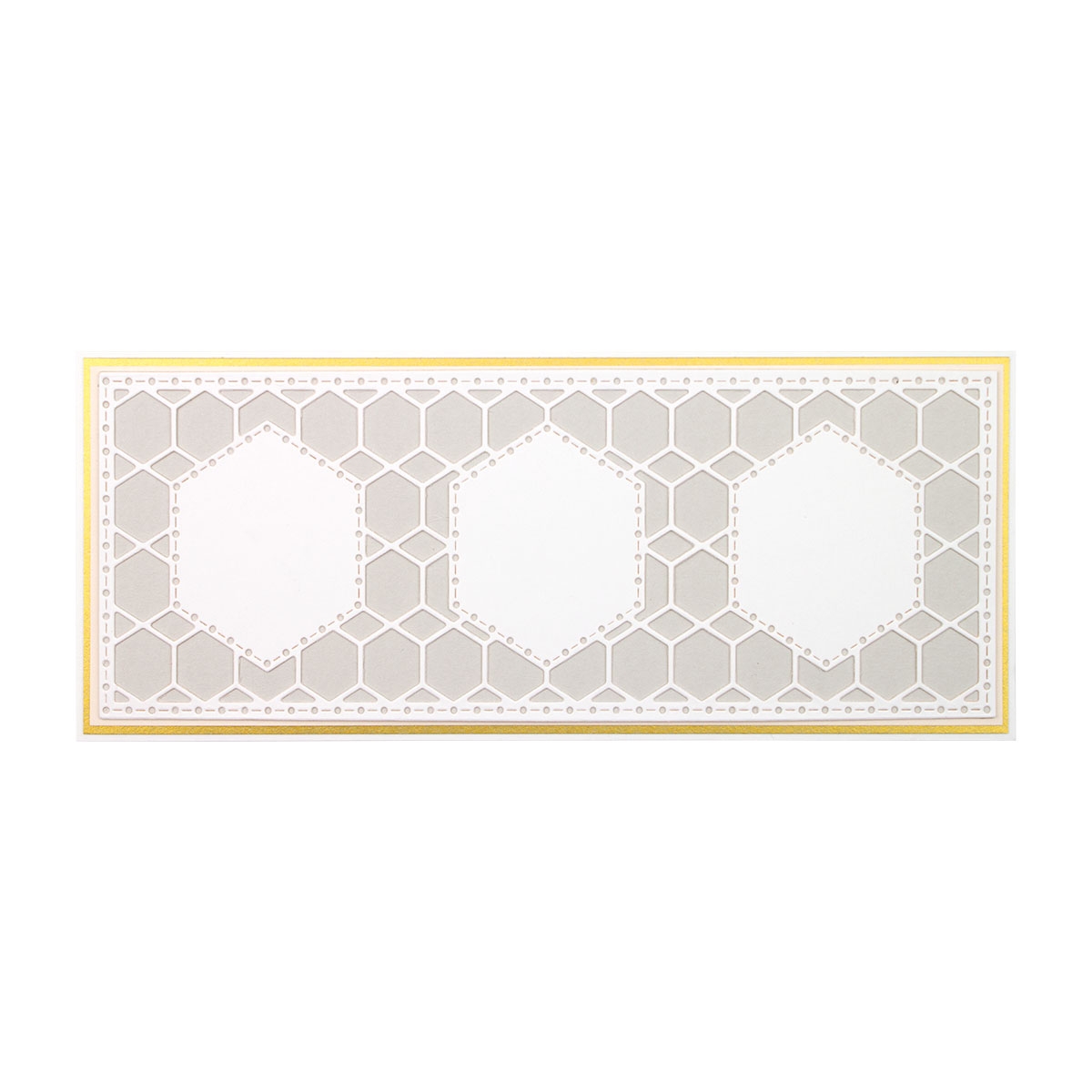 August 2021 Large Die of the Month is Here – Hex Kaleidoscope Slimline