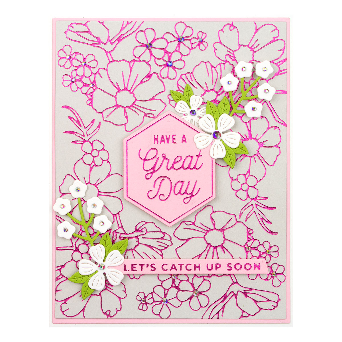 August 2021 Glimmer Hot Foil Kit of the Month is Here – Hex Floral