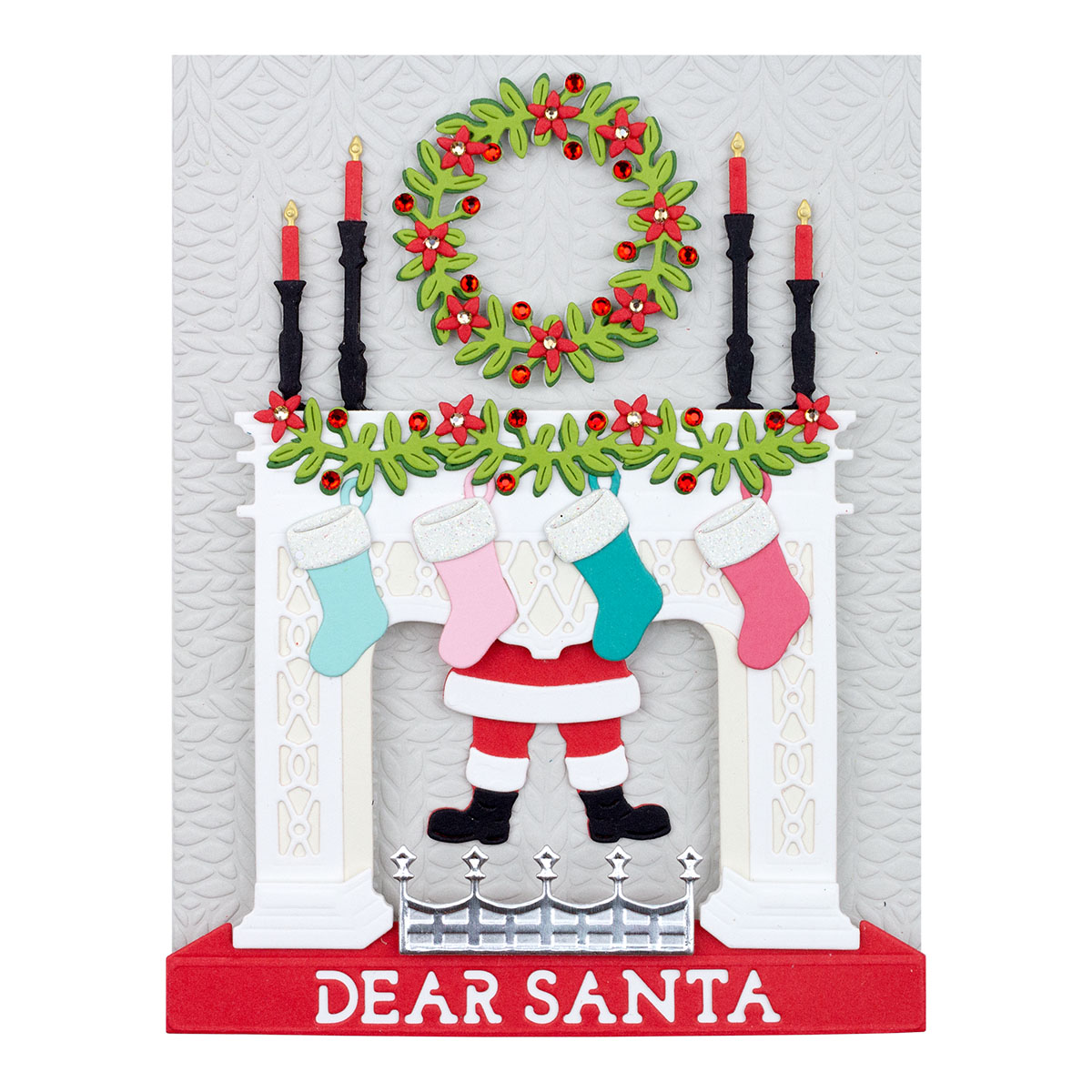 October 2021 Large Die of the Month Preview & Tutorials – Santa's Fireplace