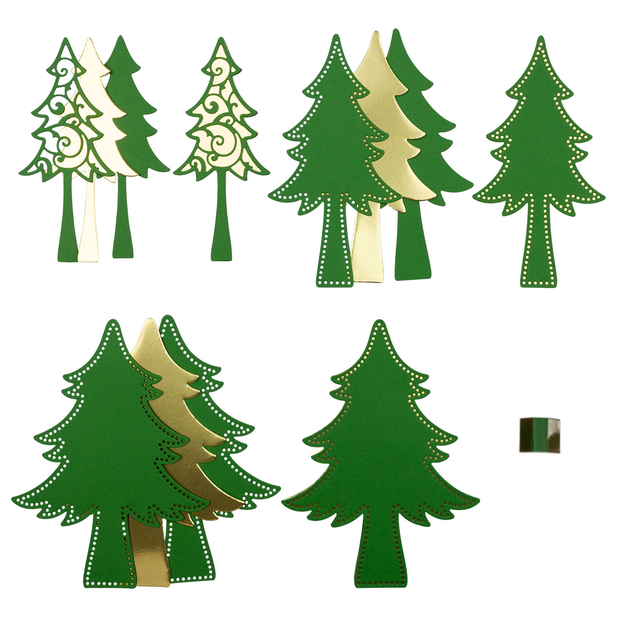 November 2021 Amazing Paper Grace Die of the Month Preview & Tutorials – Pop Up 3D Vignette Christmas Tree