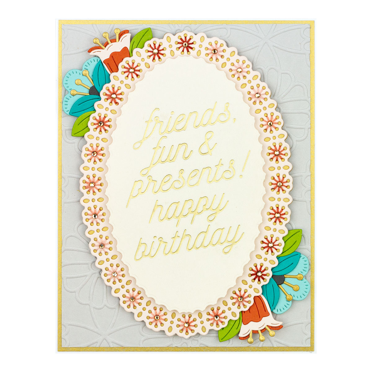 February 2022 Small Die of the Month Preview & Tutorials – Oval Stitch & Border