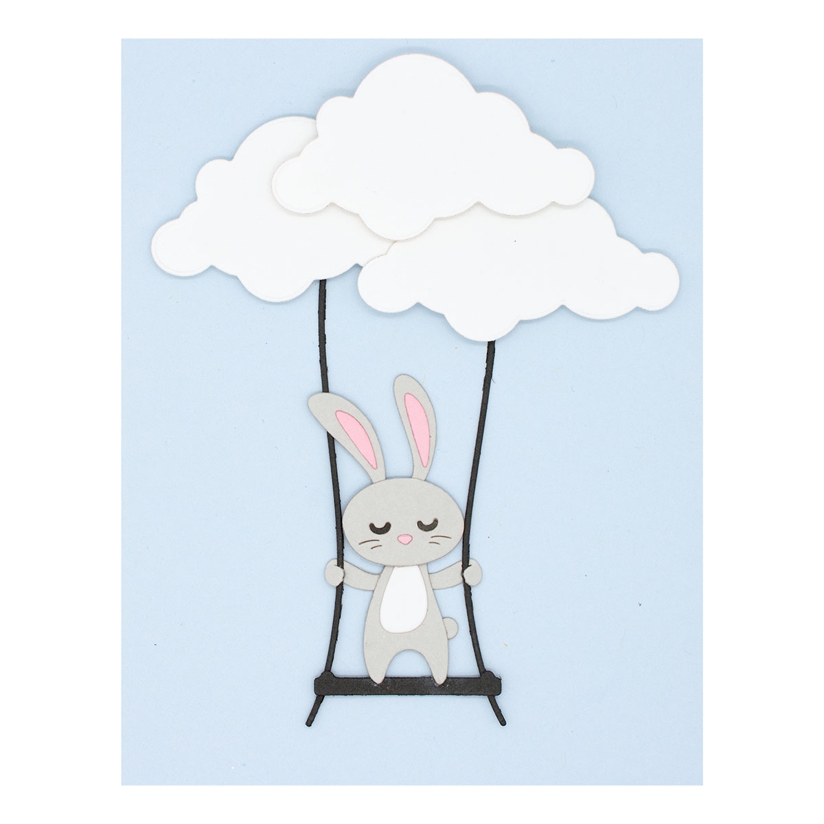 March 2022 Small Die of the Month Preview & Tutorials – Floating Bunny