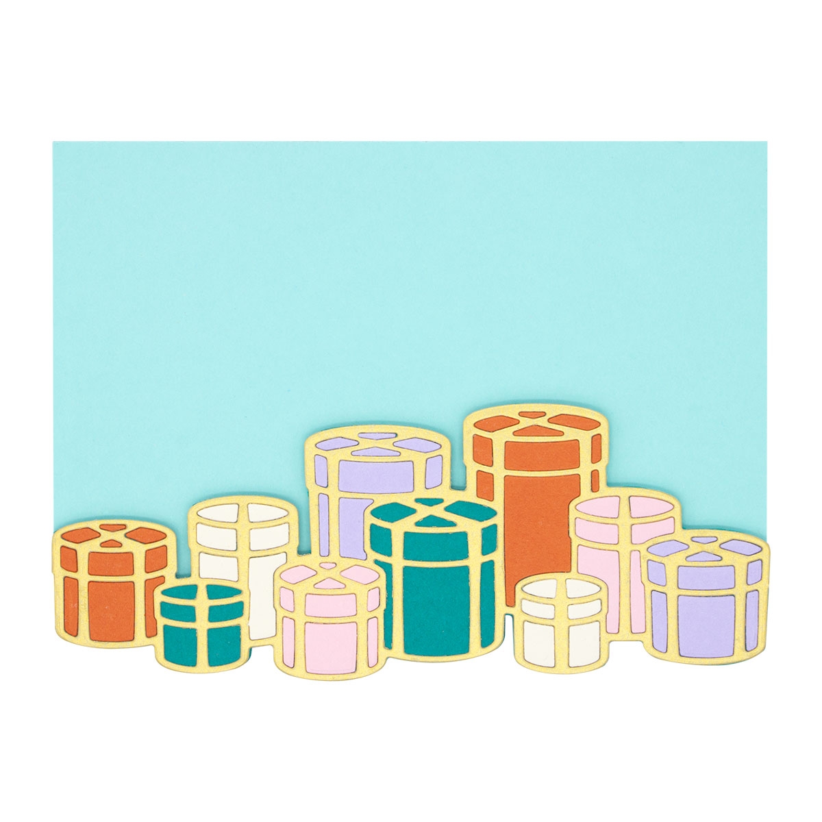 April 2022 Small Die of the Month Preview & Tutorials &ndash; Gift Border & Sentiments