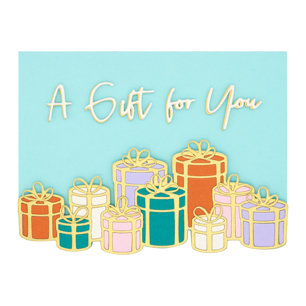 April 2022 Small Die of the Month Preview & Tutorials &ndash; Gift Border & Sentiments