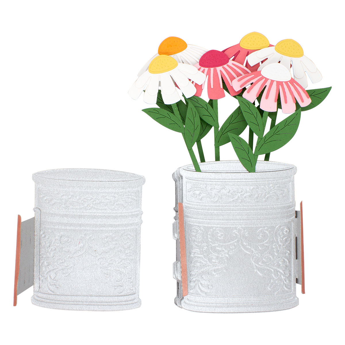 April 2022 Amazing Paper Grace Die of the Month Preview & Tutorials – Pop Up 3D Vignette Watering Can Bouquet