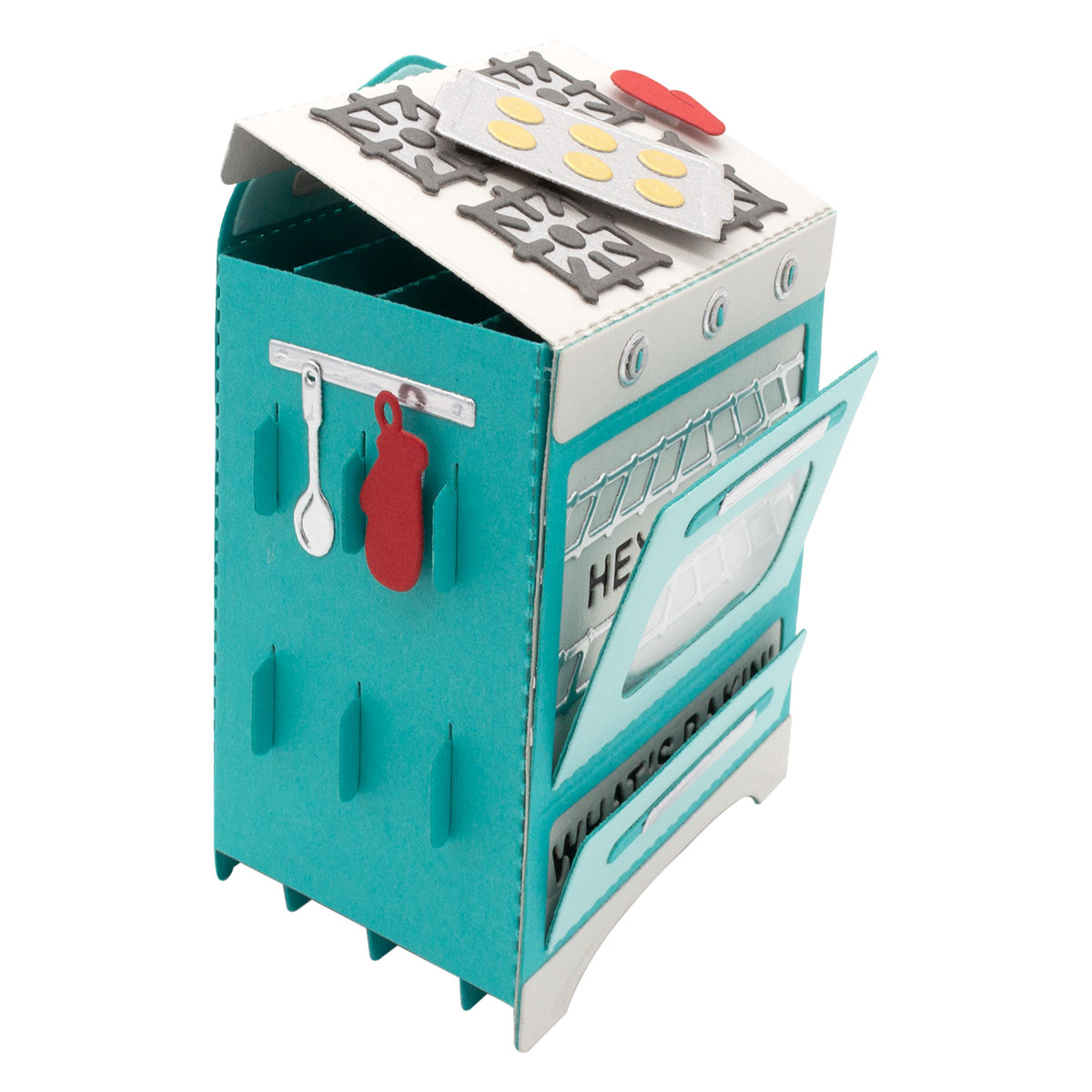 May 2022 Amazing Paper Grace Die of the Month Preview & Tutorials &ndash; Pop Up 3D Vignette What's Bakin' Oven