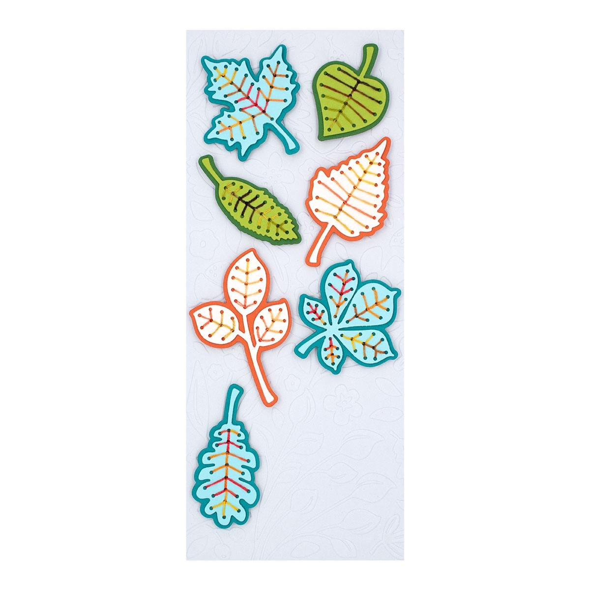 September 2022 Small Die of the Month Preview & Tutorials – Stitched Fall Leaves