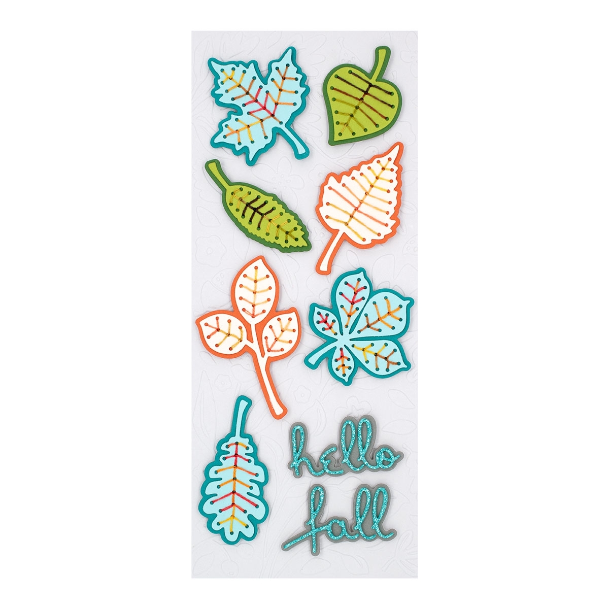 September 2022 Small Die of the Month Preview & Tutorials – Stitched Fall Leaves