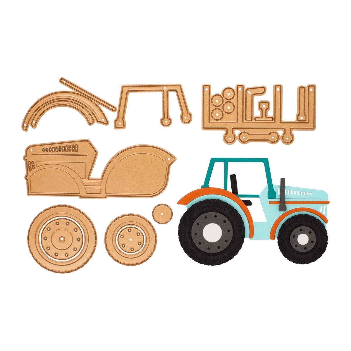 September 2022 Large Die of the Month Preview & Tutorials – Thankful Tractor