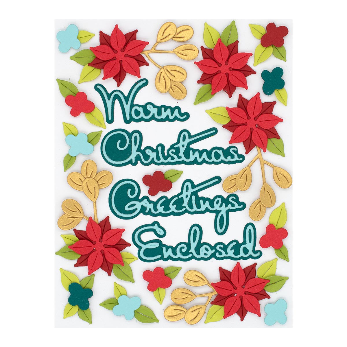 October 2022 Small Die of the Month Preview & Tutorials – Outlined Christmas Sentiments