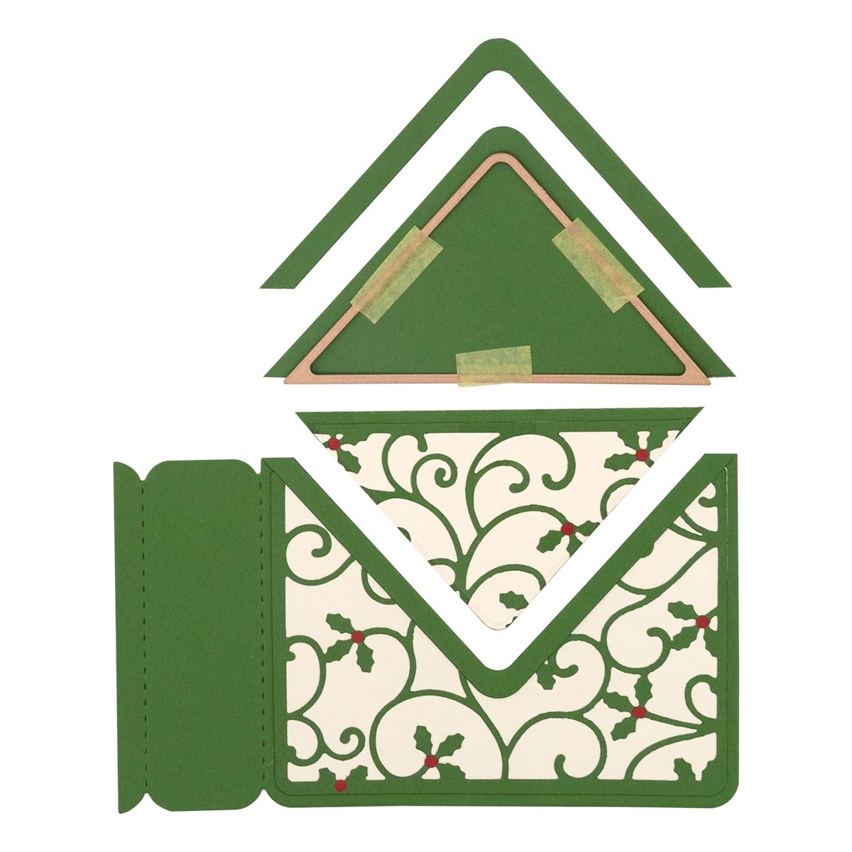 October 2022 Amazing Paper Grace Die of the Month Preview & Tutorials – 3D Poinsettia Surprise Envelope