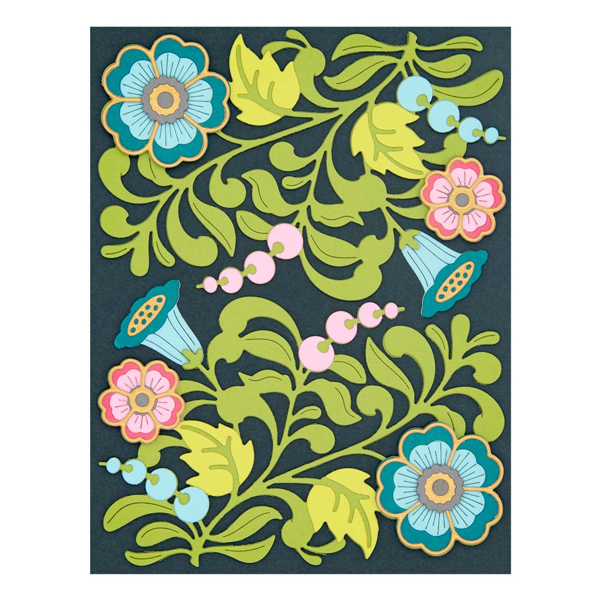 November 2022 Small Die of the Month Preview & Tutorials – Layered Floral Card Creator