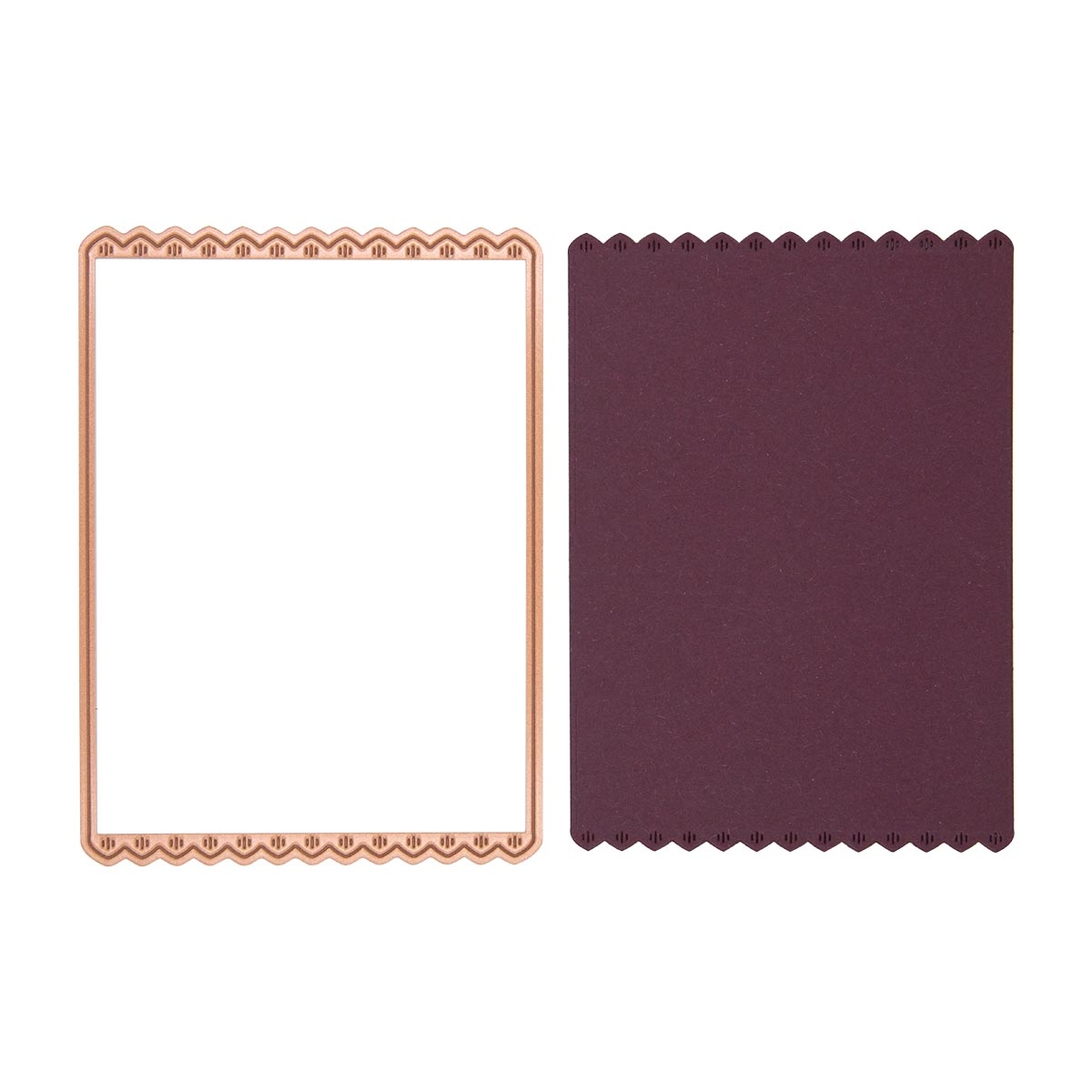 December 2022 Small Die of the Month Preview & Tutorials – Stitched Heart Card Front