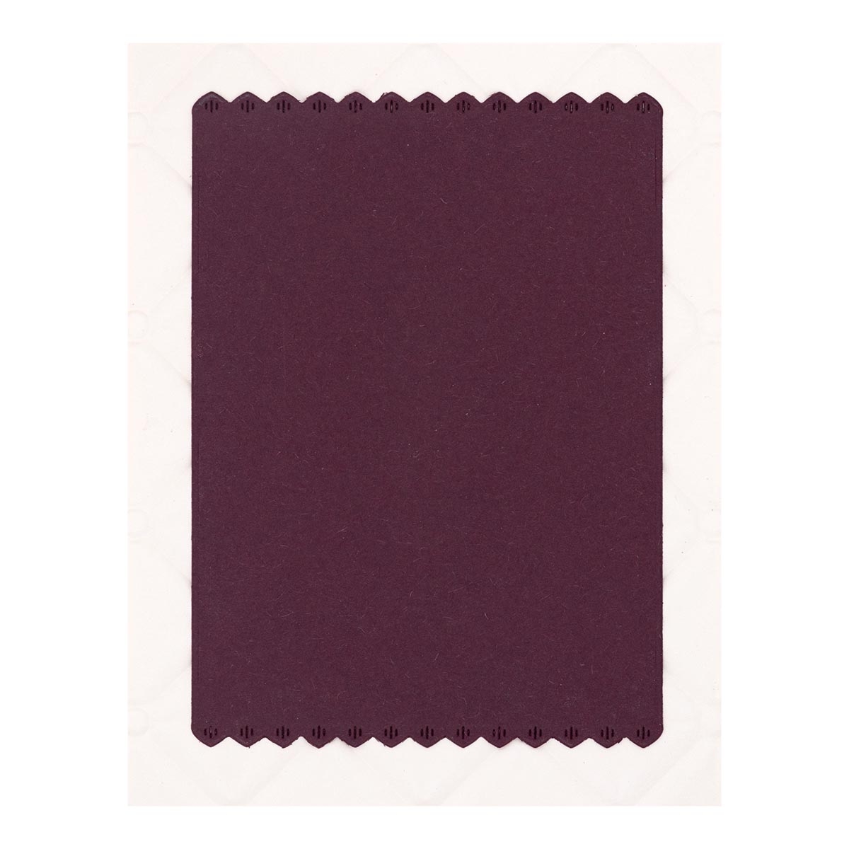 December 2022 Small Die of the Month Preview & Tutorials – Stitched Heart Card Front