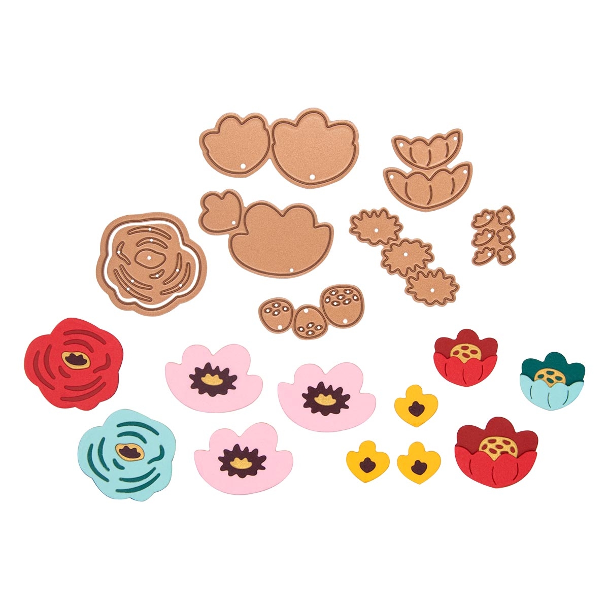 December 2022 Large Die of the Month Preview & Tutorials – Blooming Heart