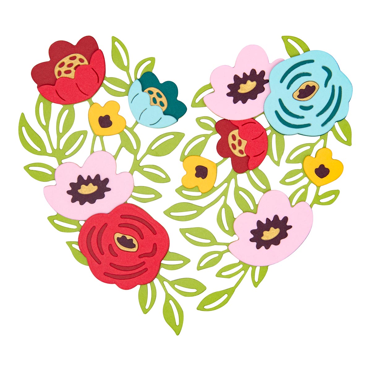 December 2022 Large Die of the Month Preview & Tutorials – Blooming Heart