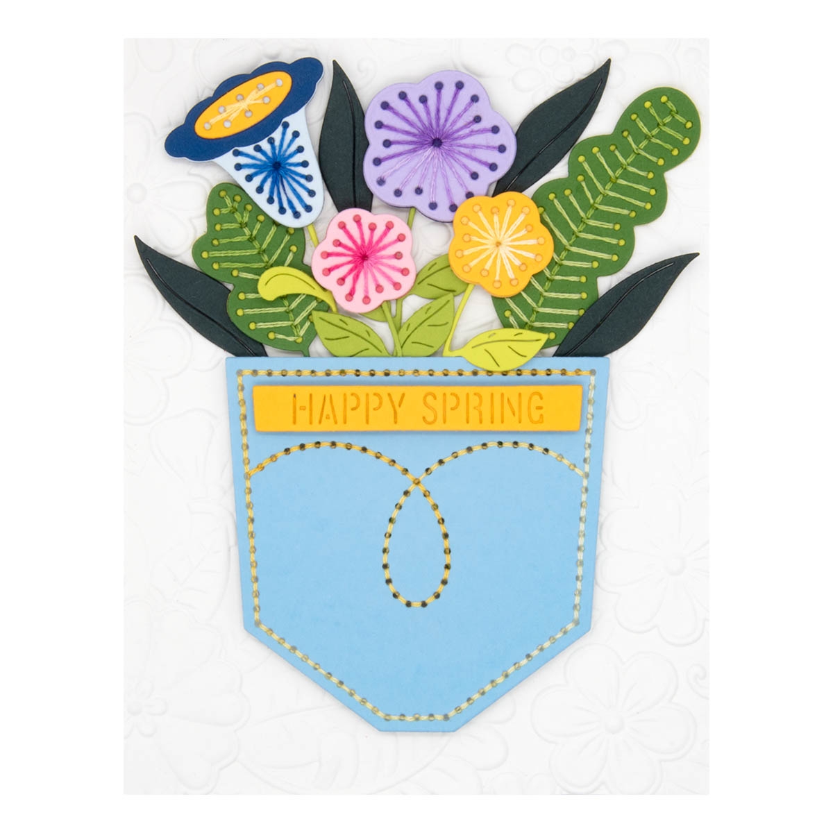 February 2023 Stitching Die of the Month Preview & Tutorials – Pocket Full of Spring