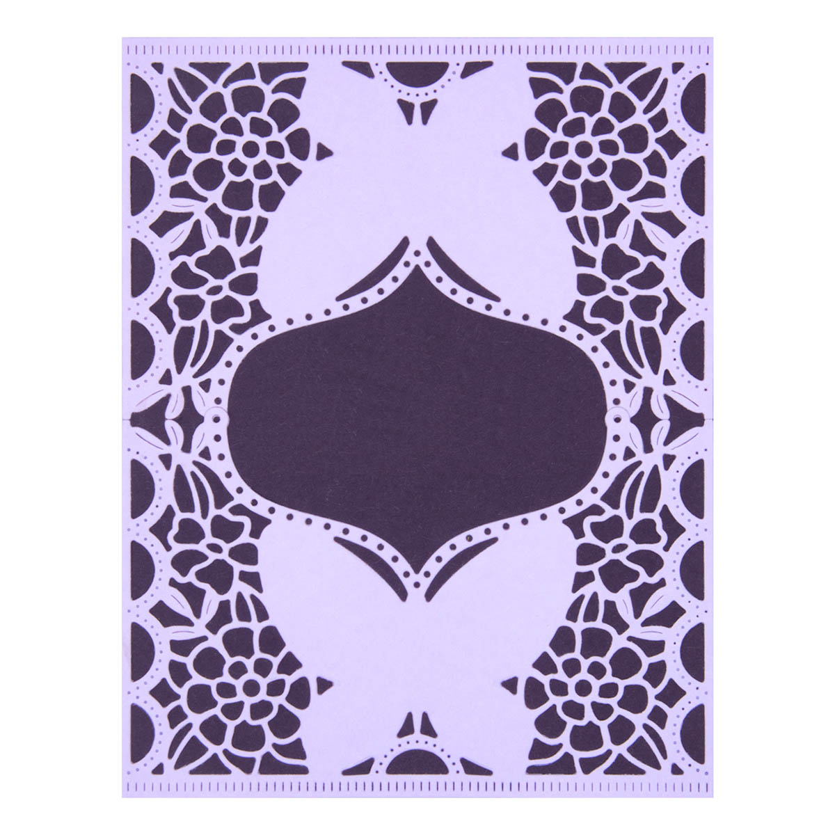 March 2023 Small Die of the Month Preview & Tutorials – Floral Butterfly Card Front