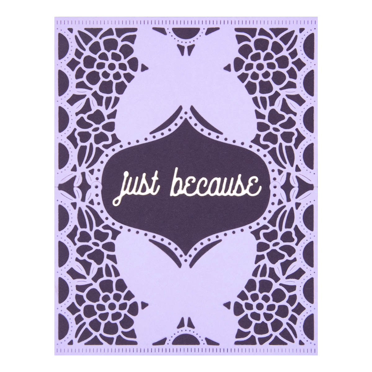 March 2023 Small Die of the Month Preview & Tutorials – Floral Butterfly Card Front