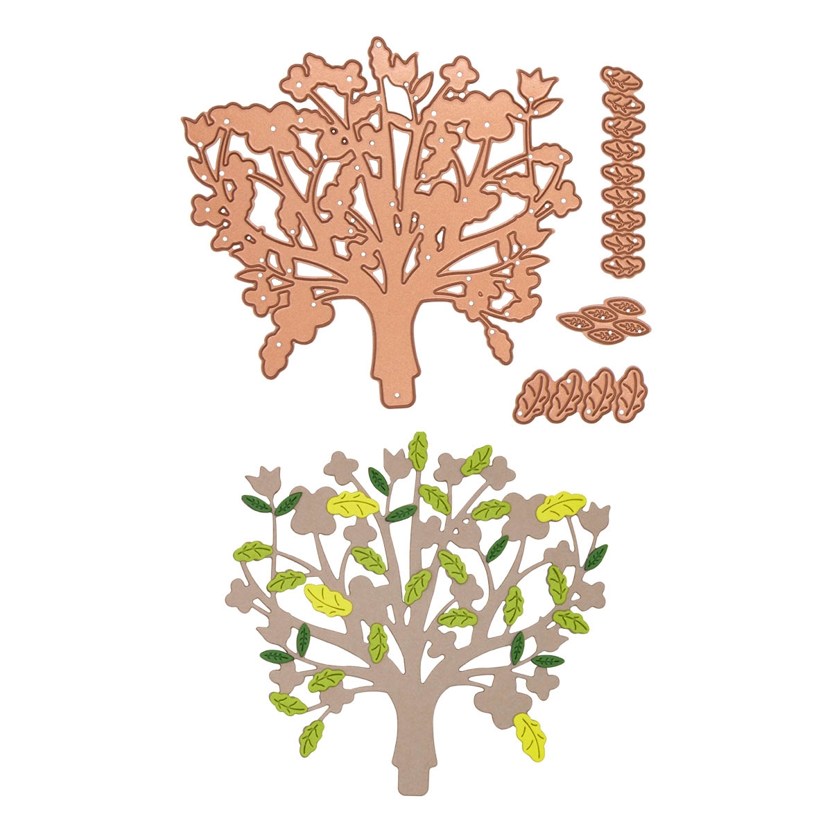 March 2023 Large Die of the Month Preview & Tutorials – Flowering Tree & Collapsible Card Base