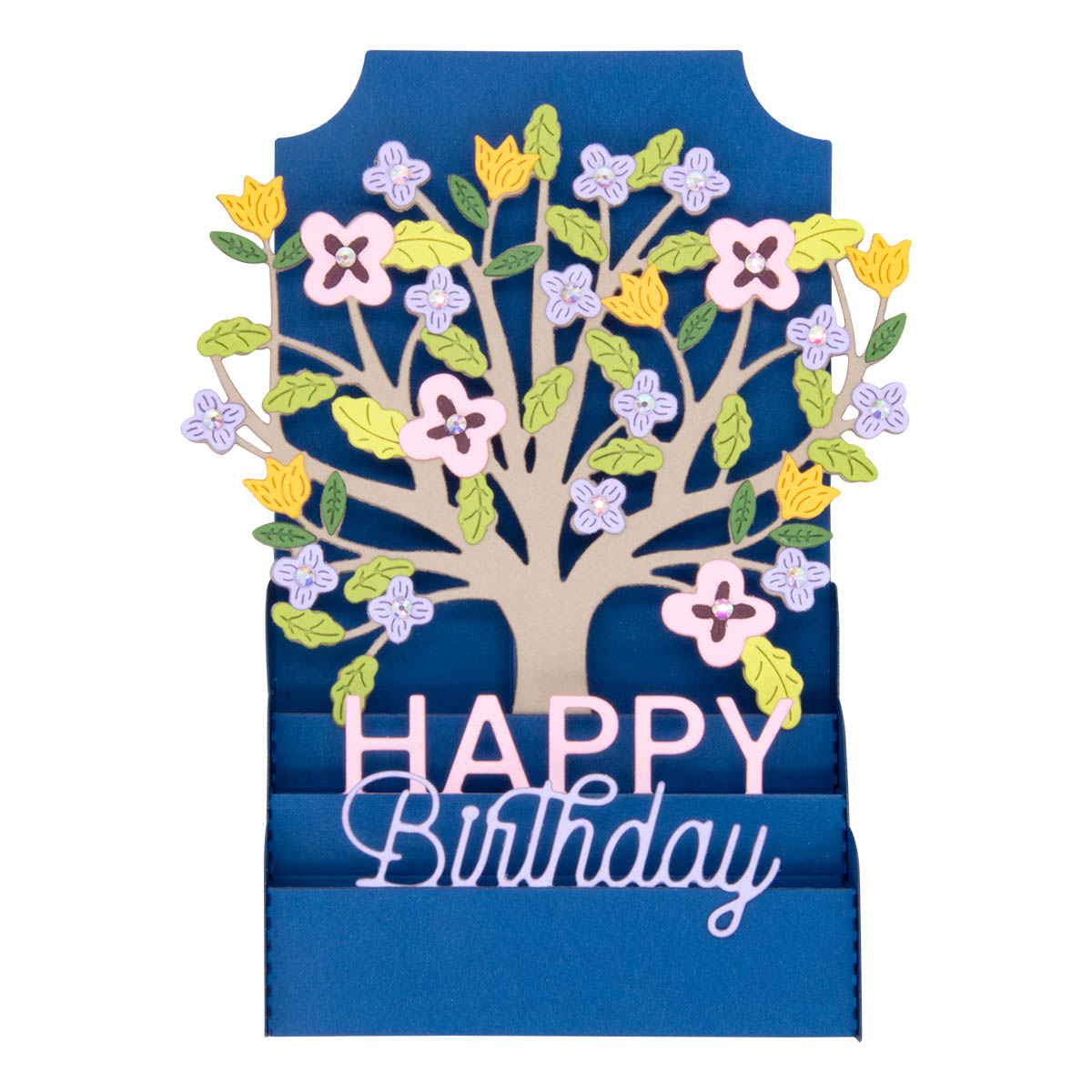 March 2023 Large Die of the Month Preview & Tutorials – Flowering Tree & Collapsible Card Base
