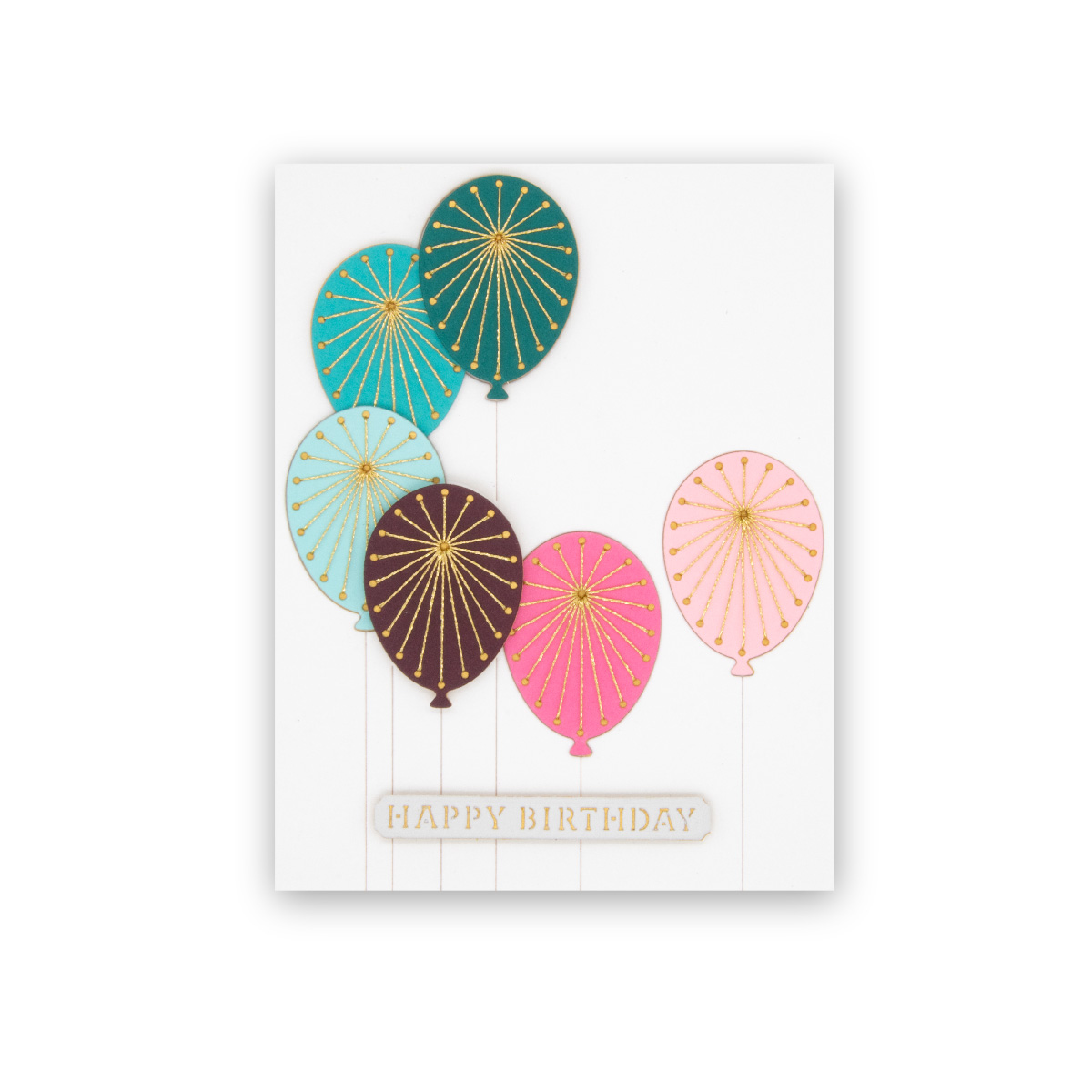 May 2023 Stitching Die of the Month Preview & Tutorials &ndash; Stitched Balloon Card Front