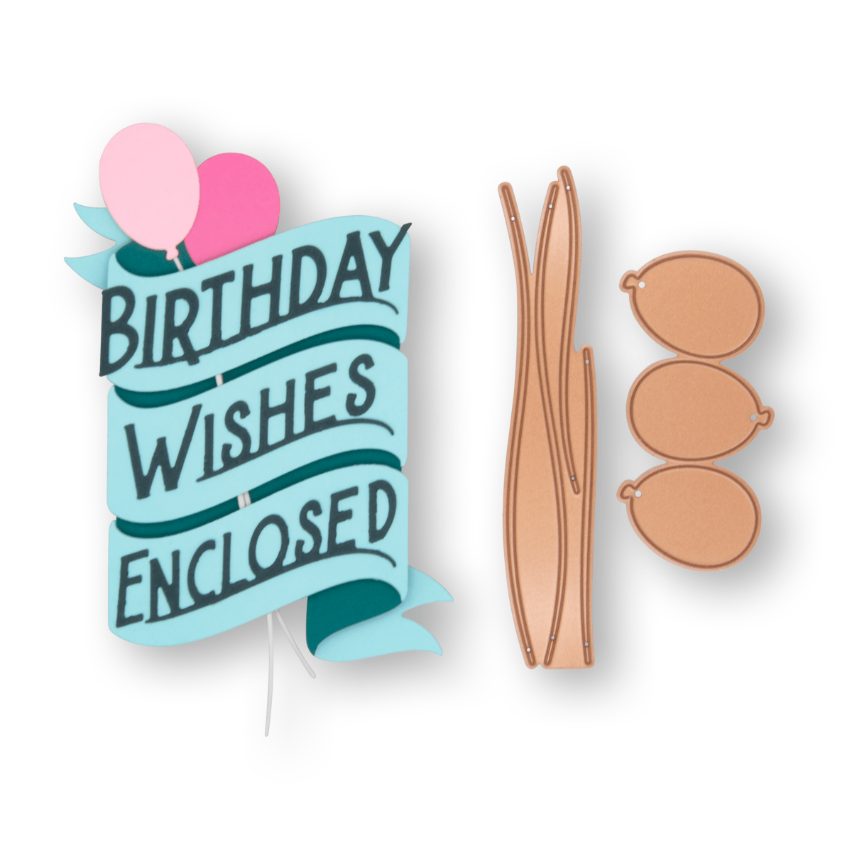 May 2023 Large Die of the Month Preview & Tutorials – Balloons & Birthday Wishes