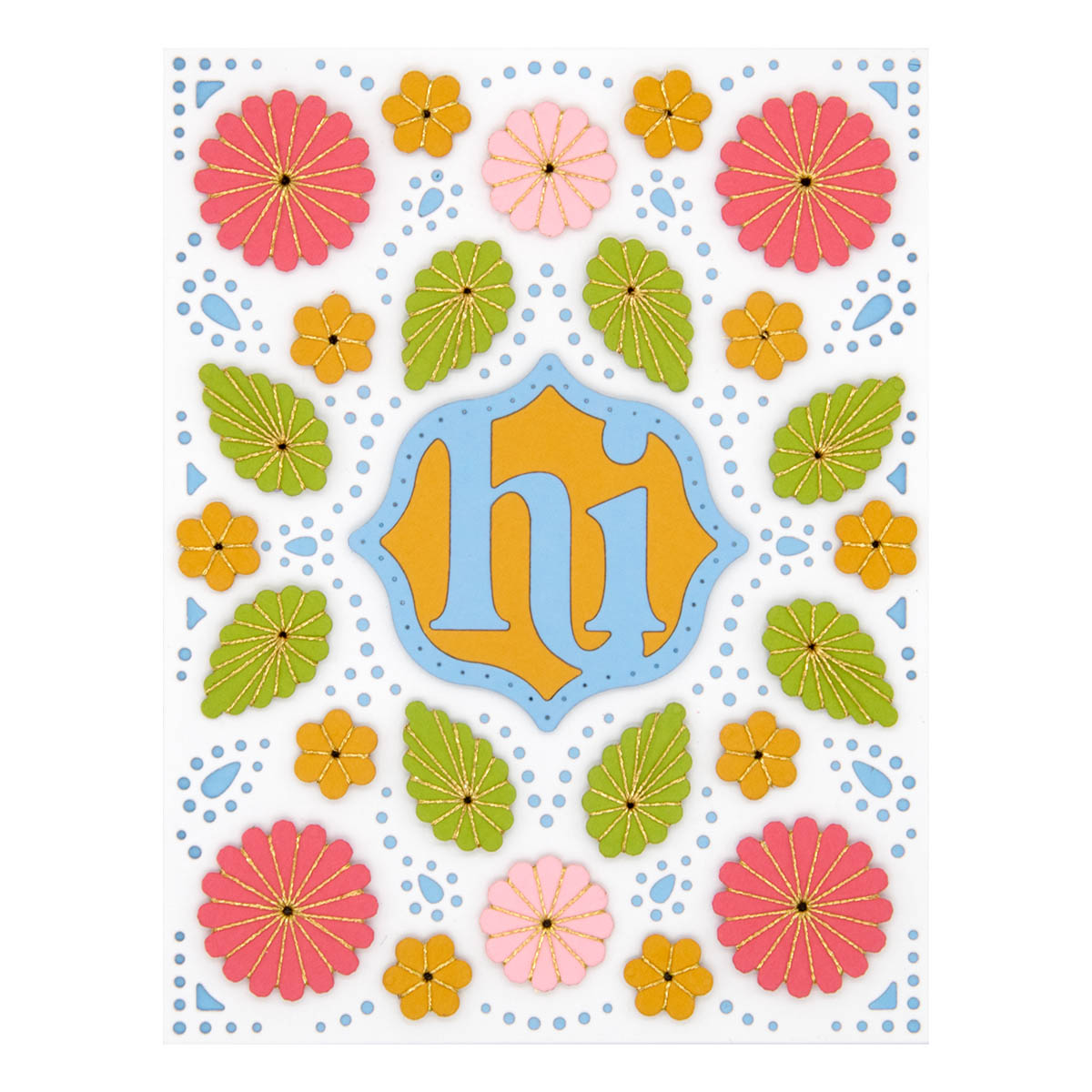 August 2023 Stitching Die of the Month Preview & Tutorials &ndash; Stitched Floral Cardfront