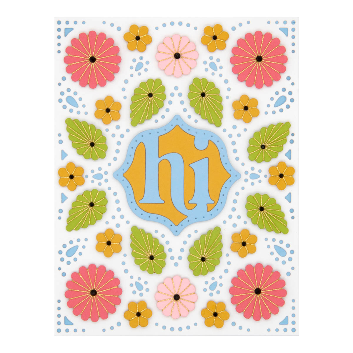 August 2023 Stitching Die of the Month Preview & Tutorials &ndash; Stitched Floral Cardfront