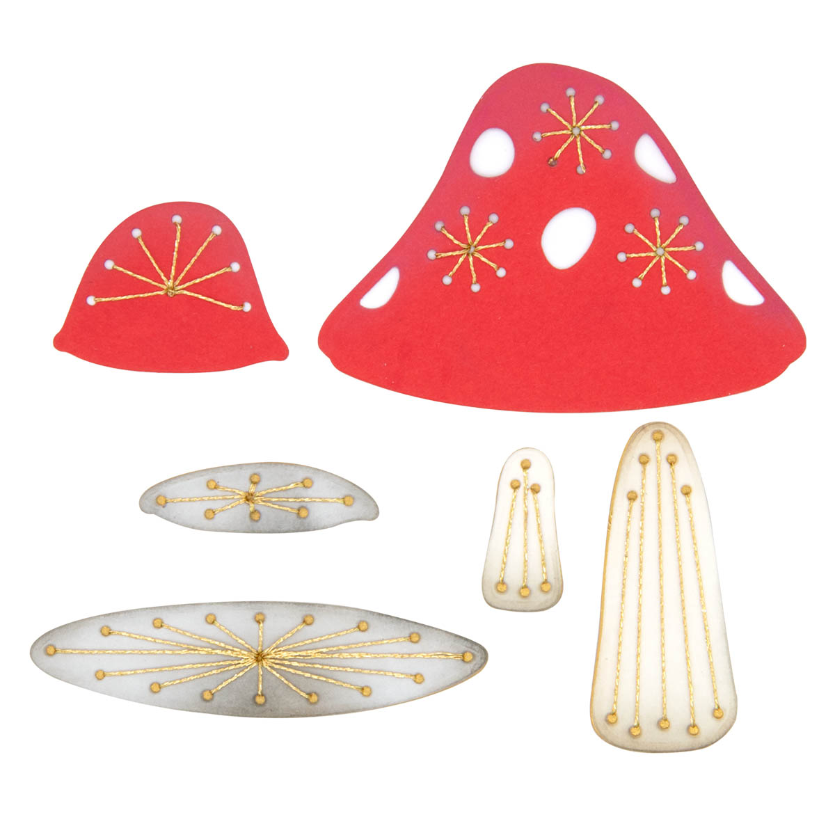September 2023 Stitching Die of the Month Preview & Tutorials – Enchanted Stitched Mushrooms