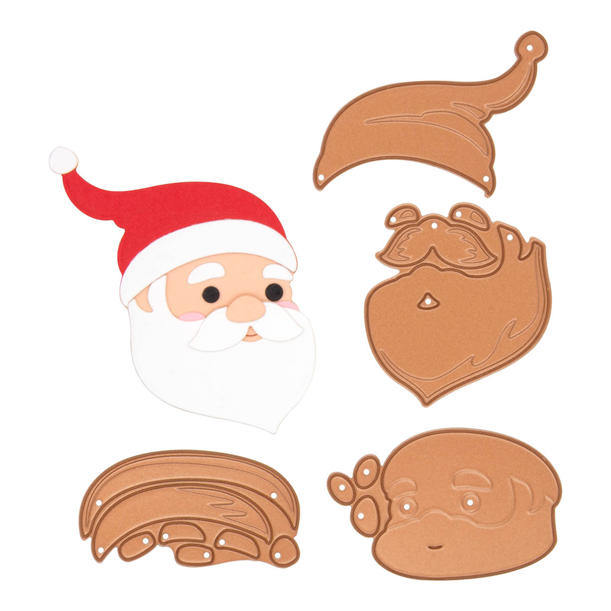 October 2023 Small Die of the Month Preview & Tutorials – Big Jolly Santa