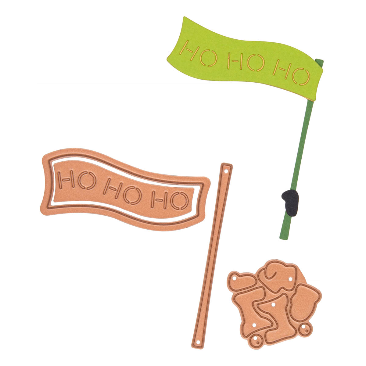 October 2023 Small Die of the Month Preview & Tutorials – Big Jolly Santa