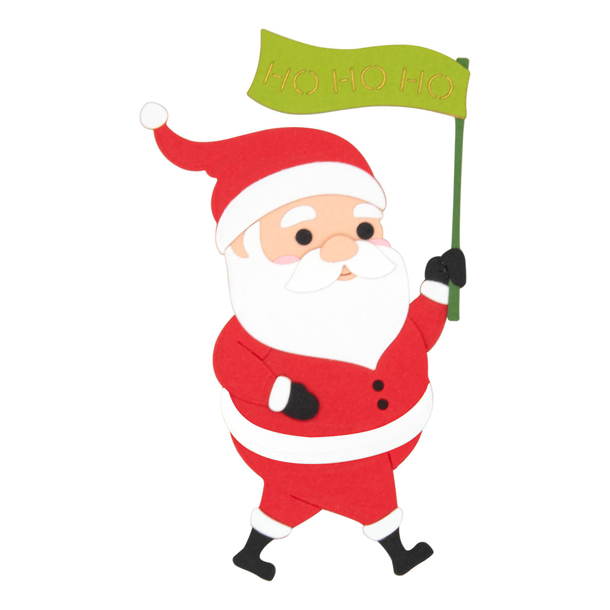 October 2023 Small Die of the Month Preview & Tutorials – Big Jolly Santa