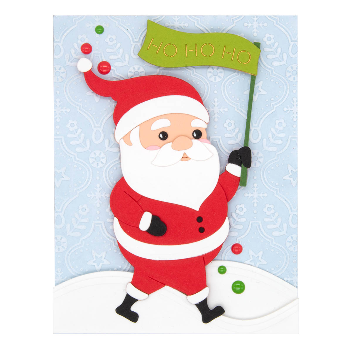 October 2023 Small Die of the Month Preview & Tutorials – Big Jolly Santa