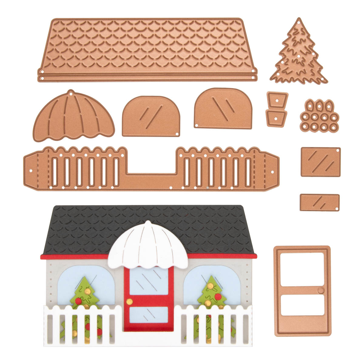 October 2023 Large Die of the Month Preview & Tutorials &ndash; Christmas Boutique