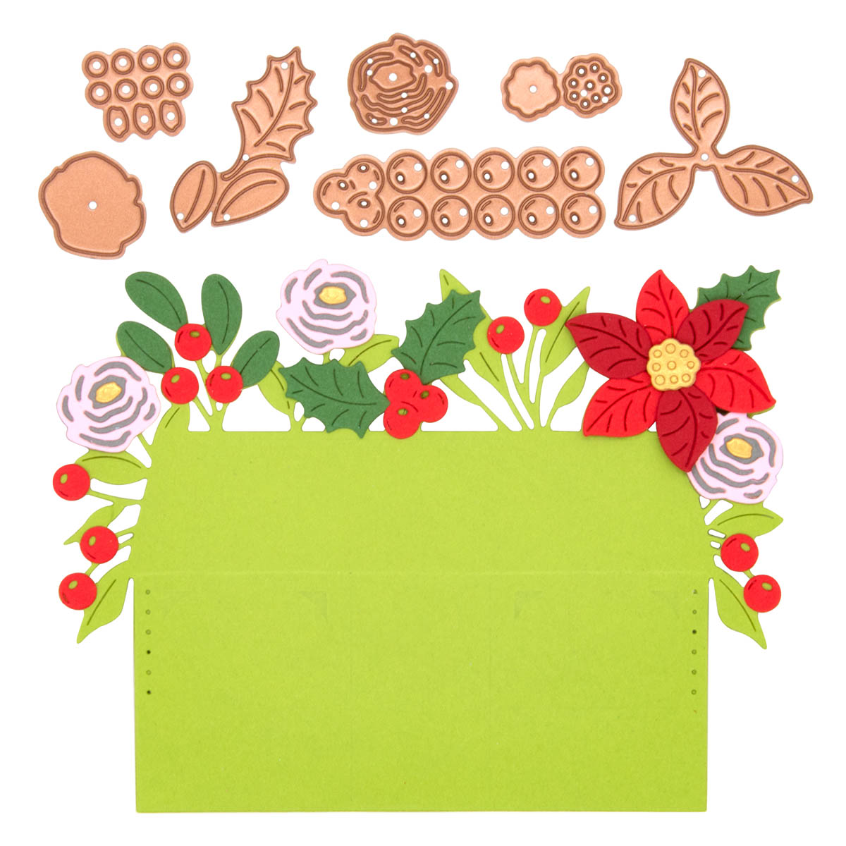 October 2023 Large Die of the Month Preview & Tutorials &ndash; Christmas Boutique
