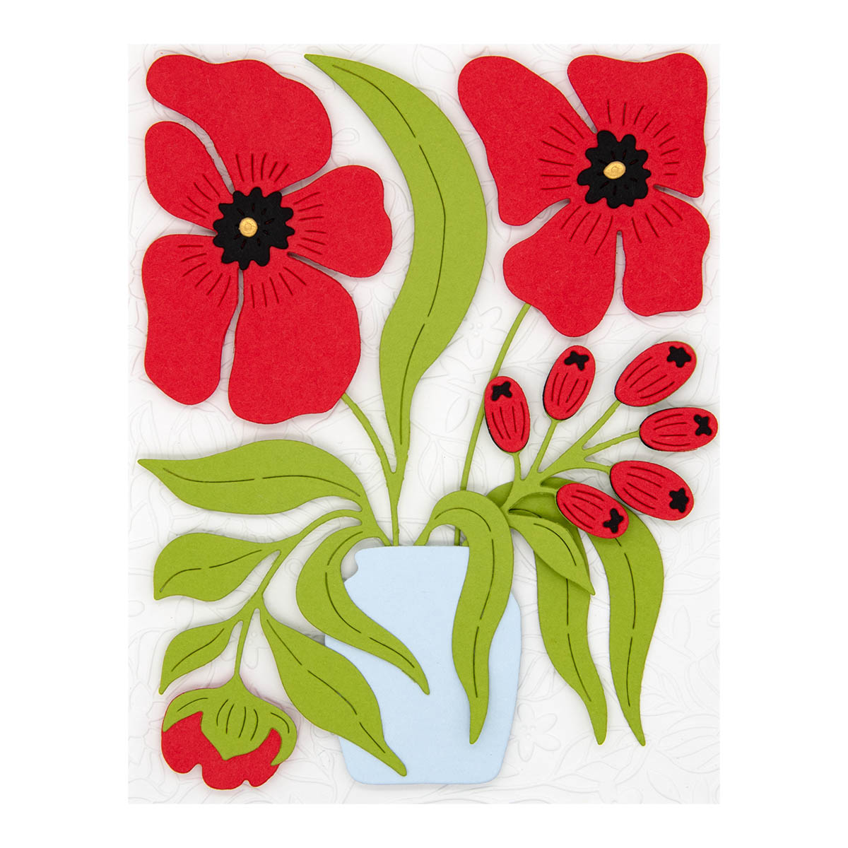 November 2023 Large Die of the Month Preview & Tutorials – Towering Blooms