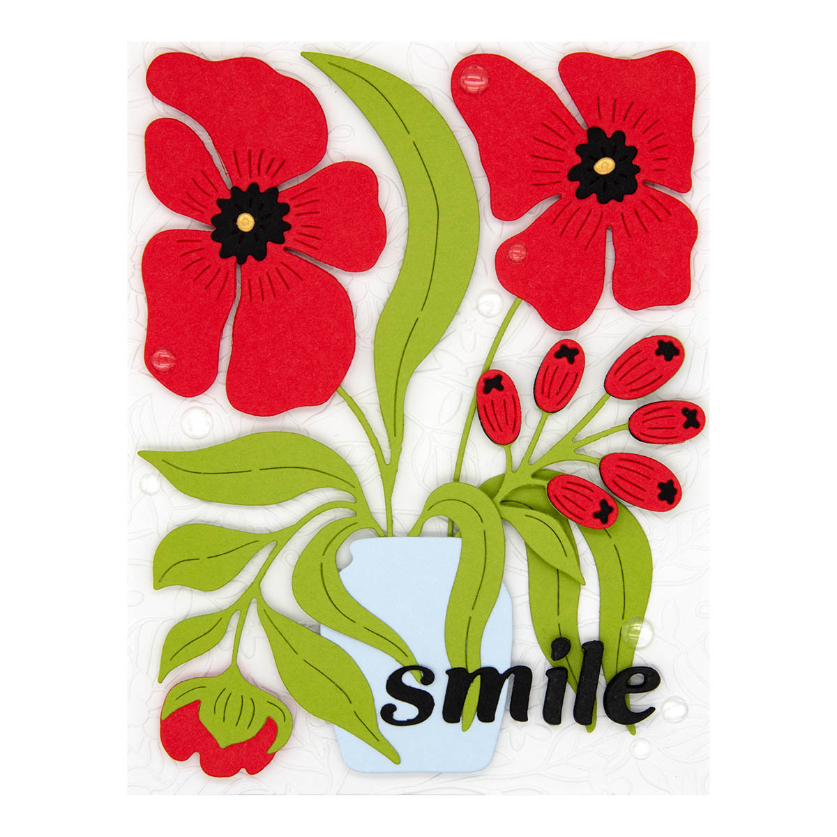 November 2023 Large Die of the Month Preview & Tutorials – Towering Blooms